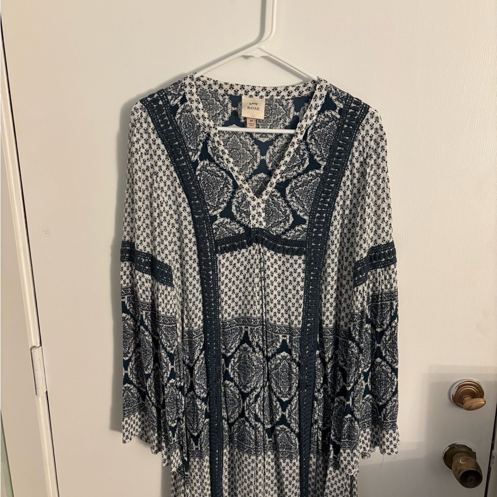 Knox Rose Navy and Cream Dress